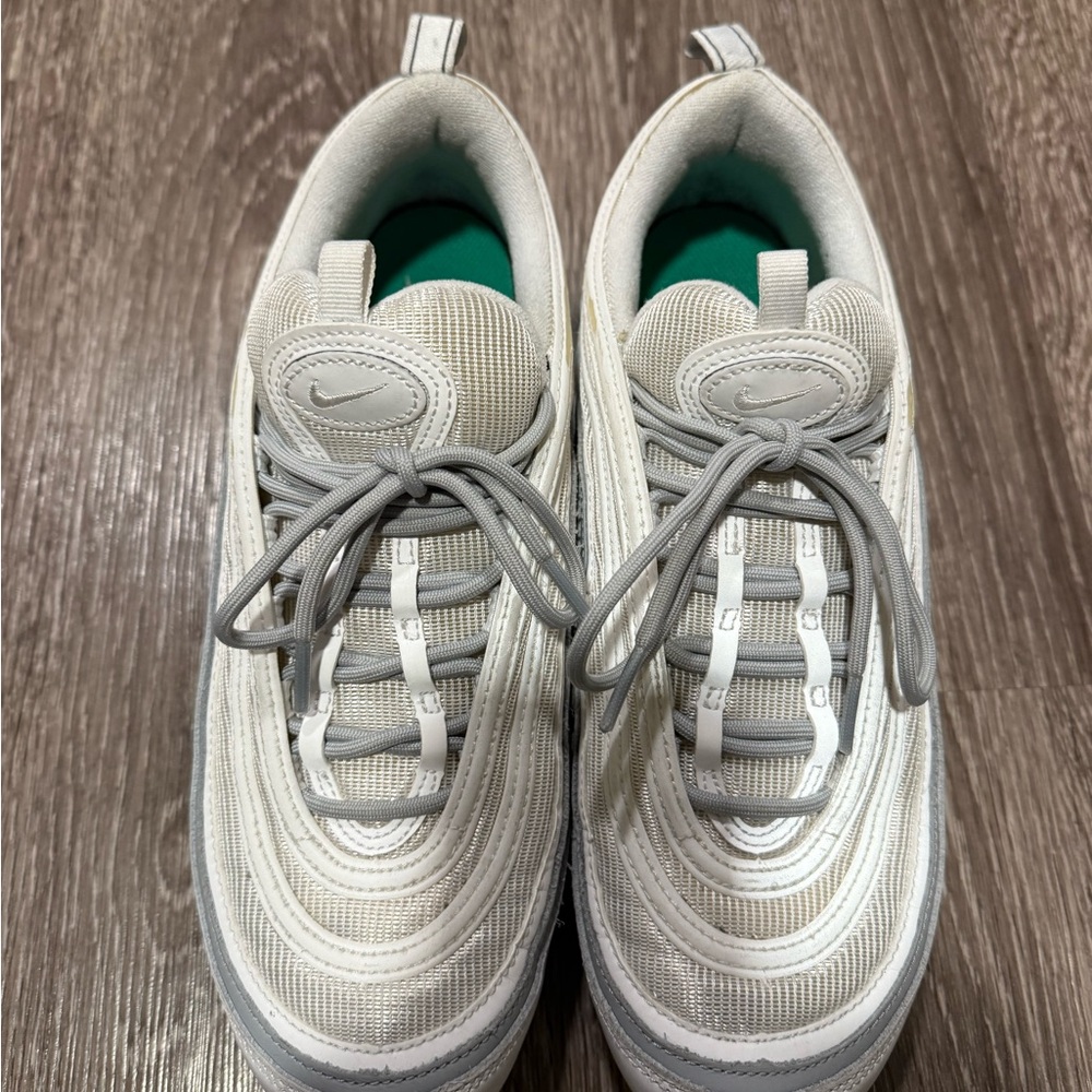 Nike Air Max 97 White and Gray Sneakers